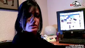 Shy French amateur gets it on with hot MILFs in homemade GF/GF throuple fun