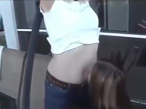 lesbian belly button navel lick