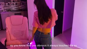 Hot Call End in Pee