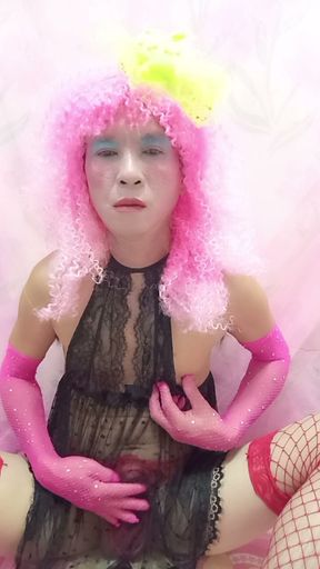 Oanh Le transgender wearing sexy clothes porn cock