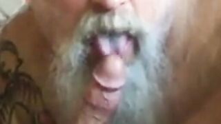 Daddy Bear Sucks Cock