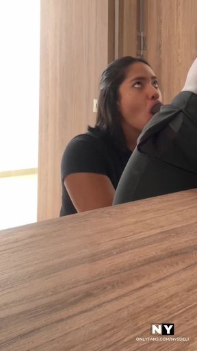 Jaw-dropping moment from &quot;I wanted to try my stepfather&#039;s BBC -amateur couple- nysdel&quot;