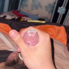 Cum in condom - Short video