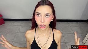 biker leather queen anniexnow playing with dildo