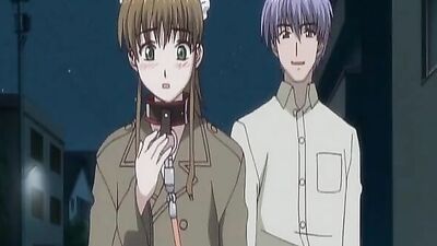 Maid In Apron Humiliated & Leashed - Hot Hentai Action