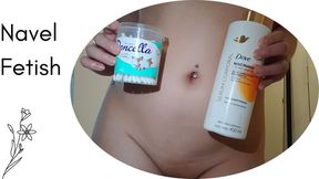 After a bath, I thoroughly clean my belly button