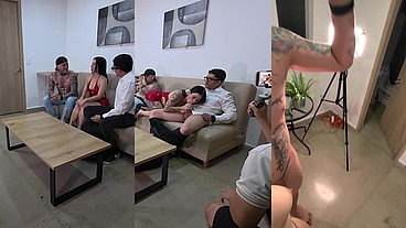 BTS - Hotwife is shared by her husband with her English teacher - BACKSTAGE CLUB