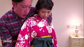 Ema Kato's Kimono Seduction Leads to Intense Hardcore Sex Adventure