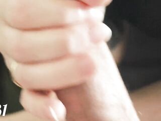 This chab cums when I fondle him with my tongue