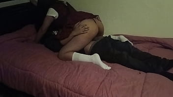 My 18-year-old girlfriend asks me for extra help for her class and I FUCK HER in exchange for her grade, slutty student girl does anything for extra points (XVIDEOS RED)