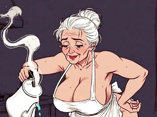 Ai Matures in Kitchens with Large Titties