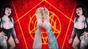 My satanic feet - JOI , WORSHIP , MINDFUCK
