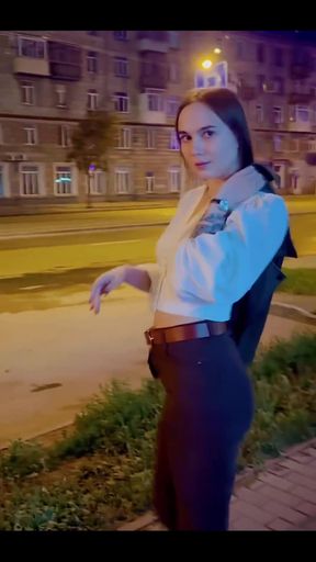 Hey, Come Here I Will Kiss You! Night Walks Is Wonderful, Isn't It?