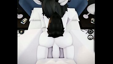 Fucking a Horny femboy furry