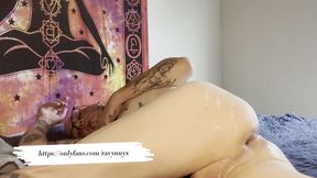 Cum Glazed Hole Left Gaping