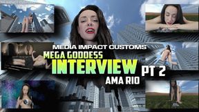 Ama Rio Mega Goddess Interview 2 HD