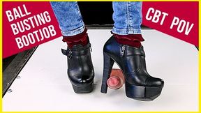 Ballbusting Cock Trampling And Cbt In High Heel Boots Shoejob Sockjob Pov - Verified Amateurs