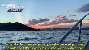 no carnaval fizemos um passeio de lancha no caixa d&#039;a&ccedil;o