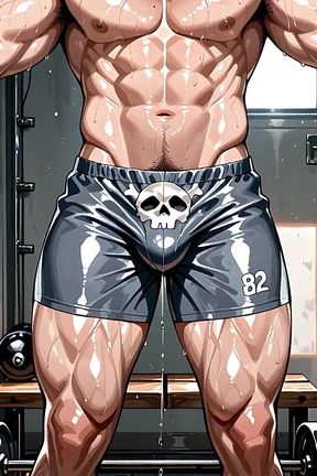 Ai Men with Huge Muscles