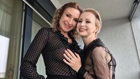 Nyloned Lesbos in the Heat