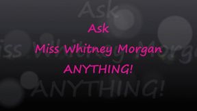 Ask Miss Whitney Morgan Anything - mp4