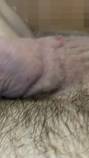 CBT session with my banded and pierced cock   Clip 1