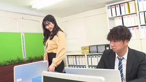 Seductive Office Affair with Busty Boss Mayu Aoyama