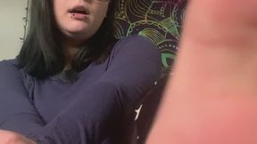 Moody Giantess Teases and Taunts Tiny For Fun