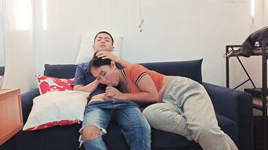 Pov: What's her favorite flavor? She received too much sperm from you. But she swallowed everything.