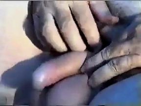 Young Man Sucks Off a Hairy Grandpa