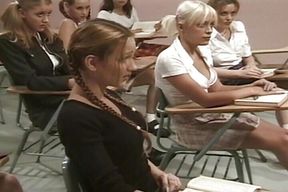 The Classroom Is the Best Place for a Hot French Lesbo Orgy