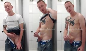 Wank in the toilets