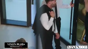 Gorgeous Blonde Besties share a cock in hot after-party threesome