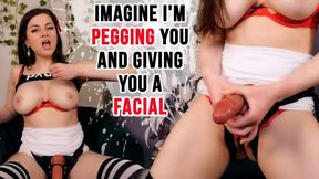 IMAGINE I'M PEGGING YOU AND GIVING YOU A FACIAL 4K - ELLIE IDOL