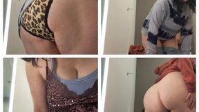 6 sneezes 1 fart and cock teasing w the big booty