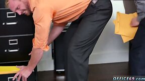 Sock fucking fetish gay porn First day at work