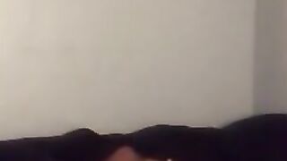 Master bating with sex toy