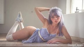 i fucked this maid s dripping slit raw, making her moan with wild pleasure instead of doing the cleaning [ai]