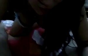 Tiny Asian Amateur Loves Big White Cock