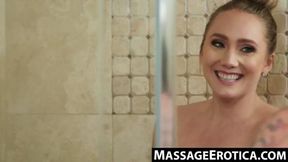 Muscular stepdad Marcus London erupts cum on my pink pussy
