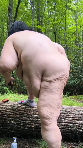 Oily Whore Masterbating for Devious Stranger Bet She Squirts Near His Face Taste