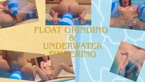 Inflatable float grind and masturbation
