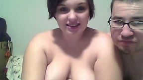 Pounding my girlfriend's thick pussy in doggy position