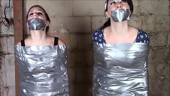 Mummified Stepsisters Bound And Gagged