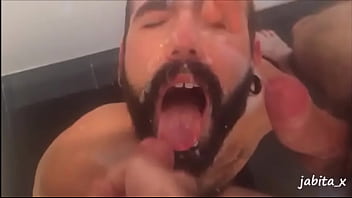 Two big cocks cum on my face!