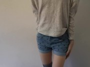 submissive strips for you || Alena does a sensual striptease