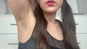 Stinky hairy armpits humiliation JOI