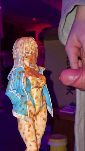 Closeup Figure Bukkake Komari No Clean Cum Sniffing