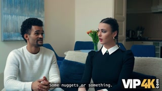 VIP4K. LISPY WEDNESDAY SUCKED DADDY'S COCK LIKE SHE'S HIS BITCH