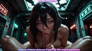 The little vampire got fucked right there in the street, and moaned like a little whore. ai-generated